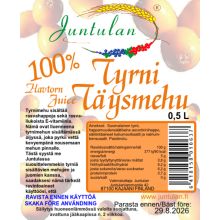 100 % Tyrnimehu 0,5 ltr Suomi